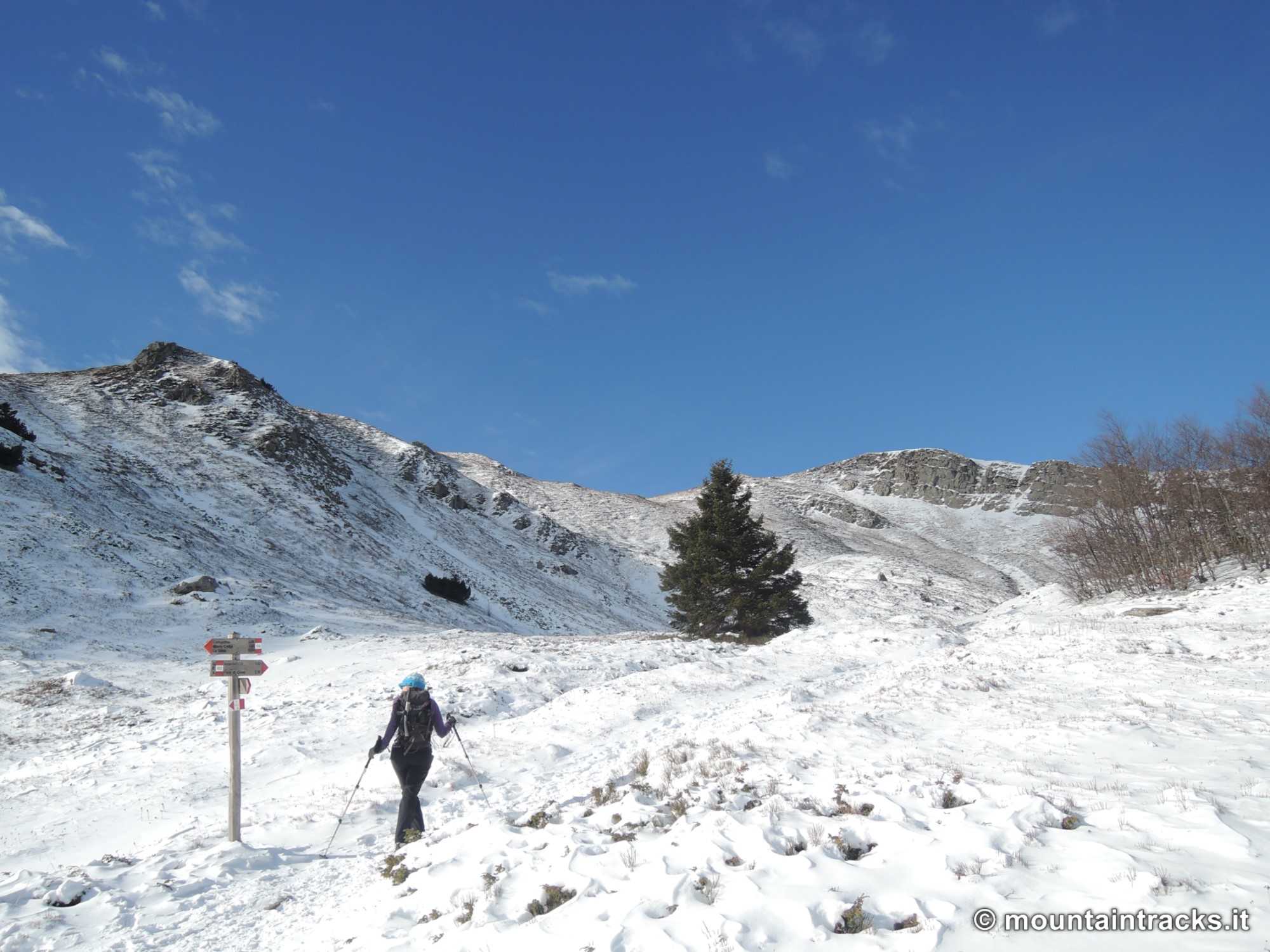 Alpe Tre Potenze, Abetone, escursione, neve