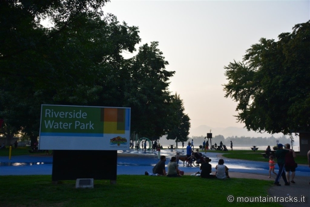 Riverside water park