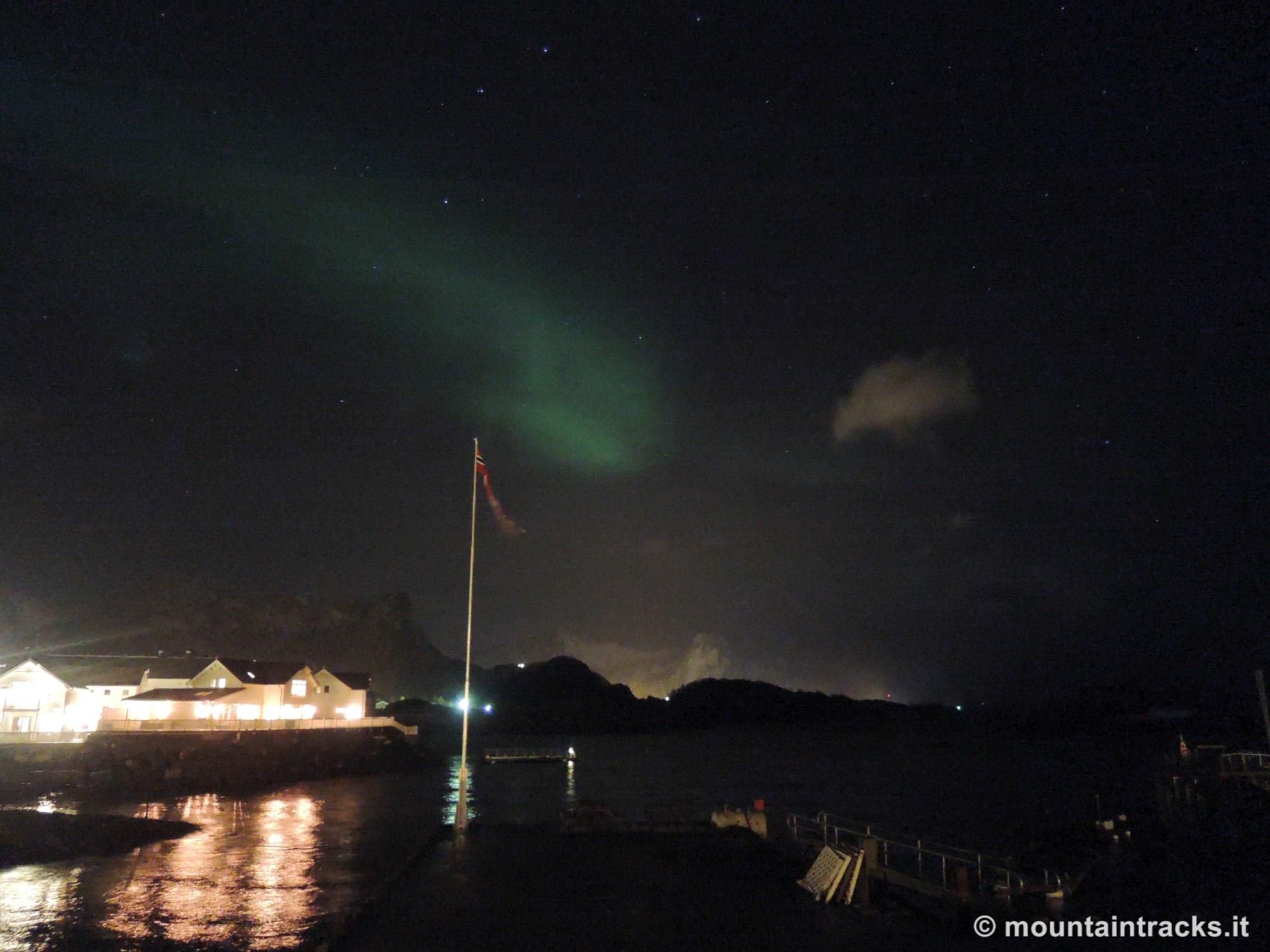 aurora boreale, northern lights, Kabelvåg